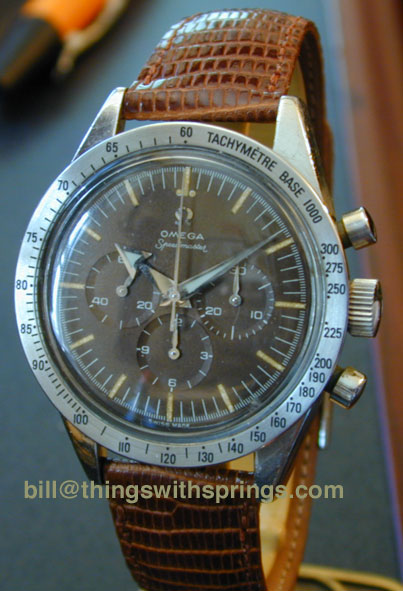 second hand speedmaster