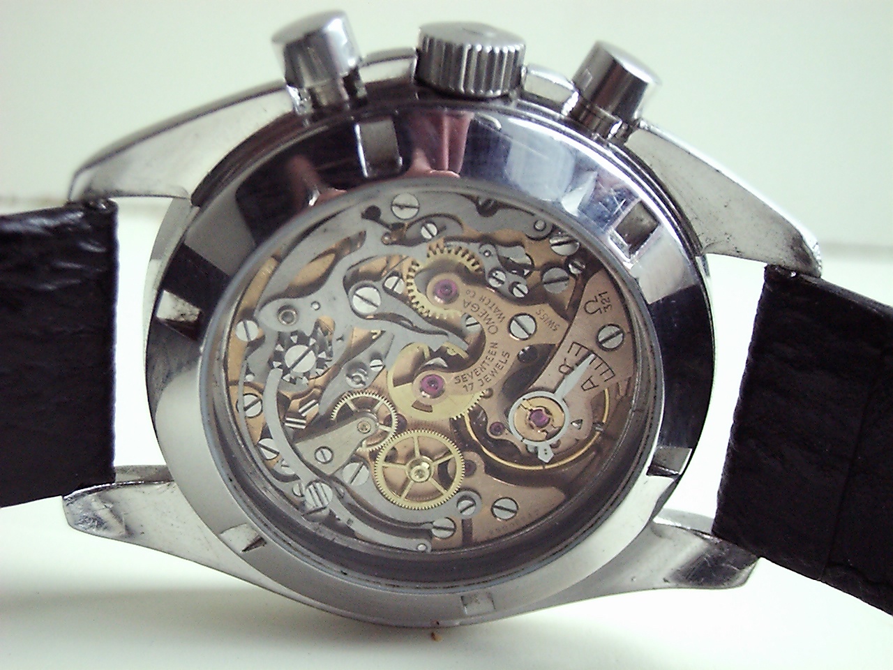 Asian lemania copy hand winding chronograph movement outlet